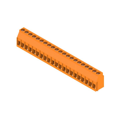 1251390000 - 5mm Orange PCB Terminal with 21 Poles, 90° Orientation  (Pack of 12)