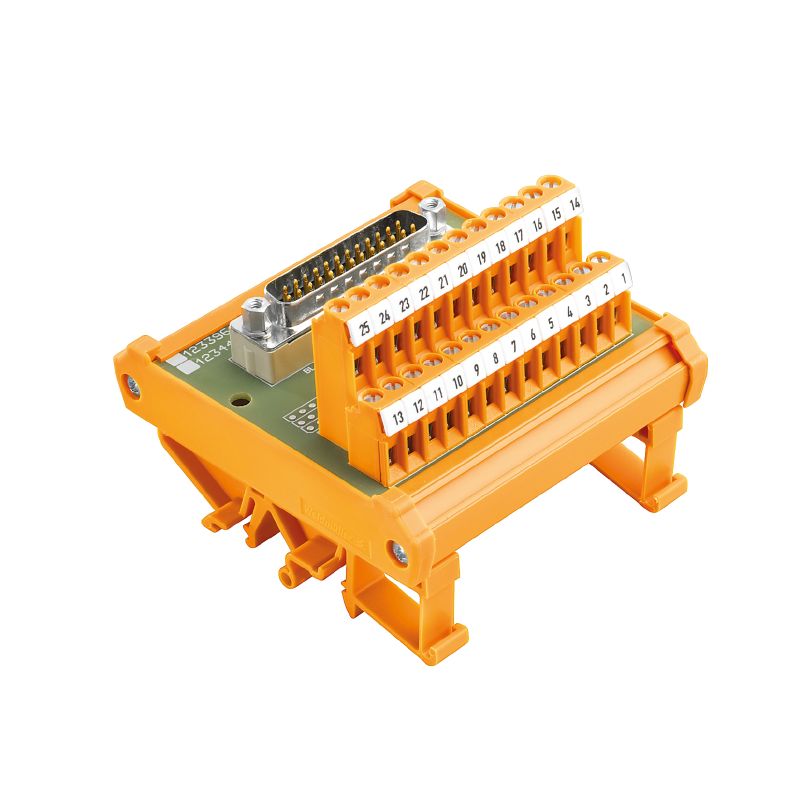 8005171001 - 50-Pole D-Sub Connector, 154mm Width, RoHS Compliant