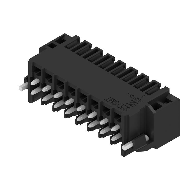 1290670000 - 16-Pole 3.50mm Male Header PCB Connector with Solder Flange  (Pack of 48)
