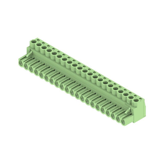 2018090000 - 5.08mm 21-Pole RoHS Female Connector, 180° Angle  (Pack of 12)