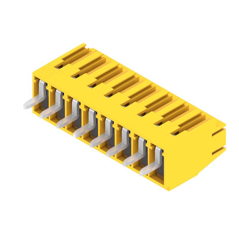 2462900000 - 3.50mm Yellow PCB Terminal, 8 Poles, 90° Angle  (Pack of 60)