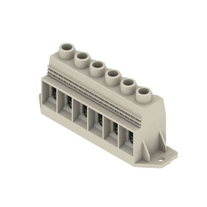 1386470000 - 6-Pole Circuit Board Terminal at 90° Angle, Tinned Pins  (Pack of 10)
