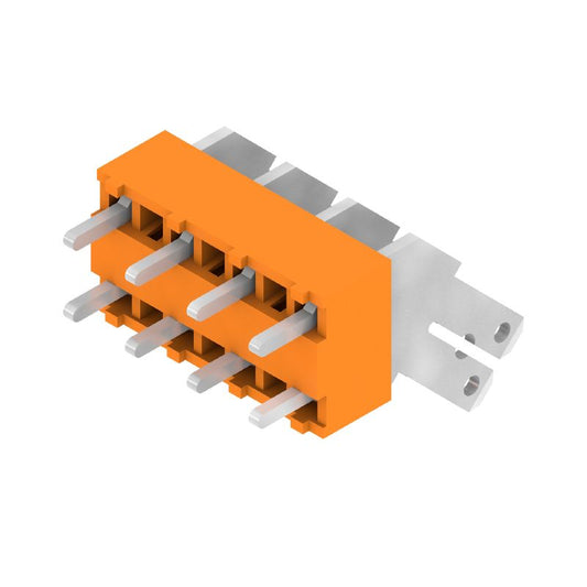 9511810000 - 5.00mm PCB Terminals, 4 Poles, 135° Angle, RoHS Compliant  (Pack of 100)