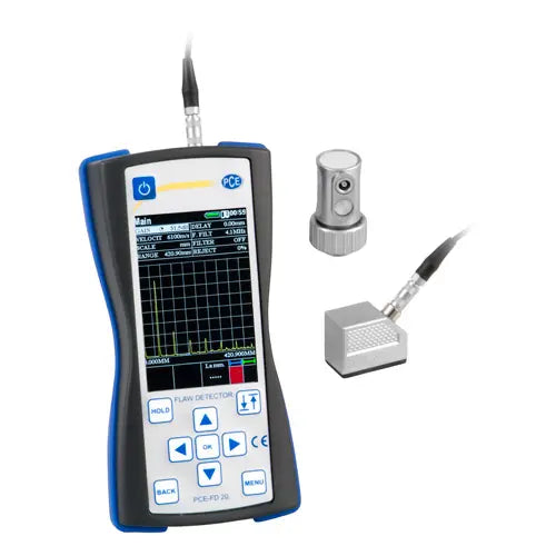 PCE-FD 20 - Portable Ultrasonic Defectoscope with Large LCD Display