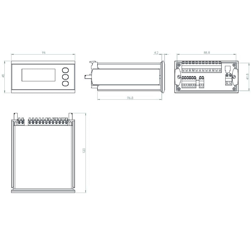 2920000000 - 4-20 mA Loop-Powered LCD Display, HART Compatible