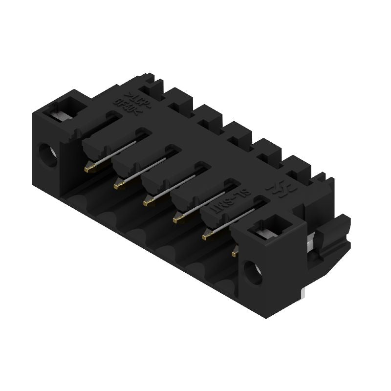 1856870000 - 6-Pole 3.50mm Male PCB Connector with Solder Flange  (Pack of 50)