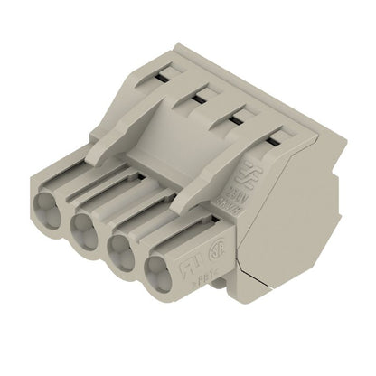 2449010000 - 5.08mm 4-Pole PCB Connector with 225° Clamping Angle  (Pack of 90)
