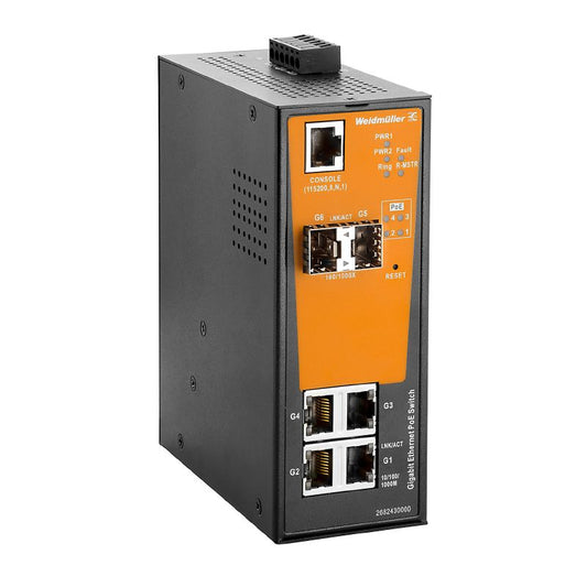 2682430000 - Managed PoE Switch with 4 Ports & 2 SFP Slots