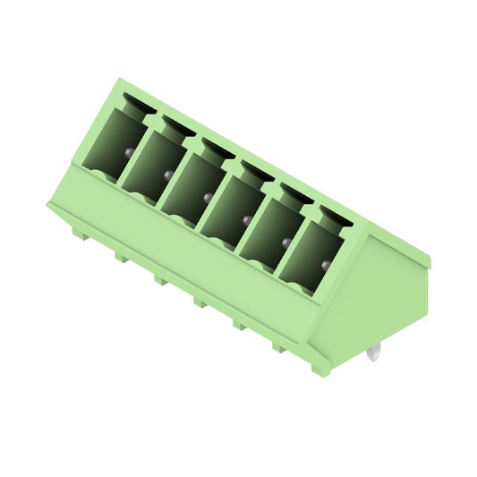 1976060000 - 3.81mm 6-Pole PCB Connector with 135° Elbow, Tinned Pins  (Pack of 50)