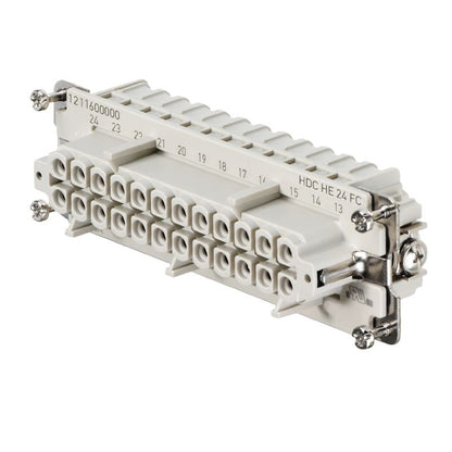 1211600000 - 24-Pole RoHS Compliant Connector, 500V, 68g, Crimp Connection