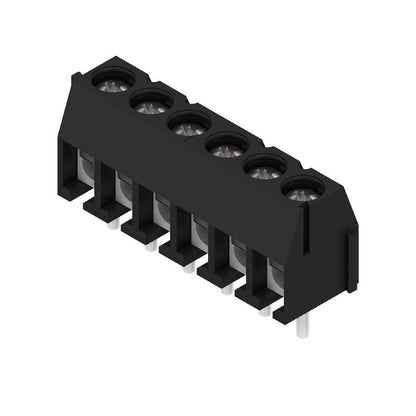 1811220000 - 3.5mm Pitch PCB Terminals, 6 Poles, Black Finish  (Pack of 100)