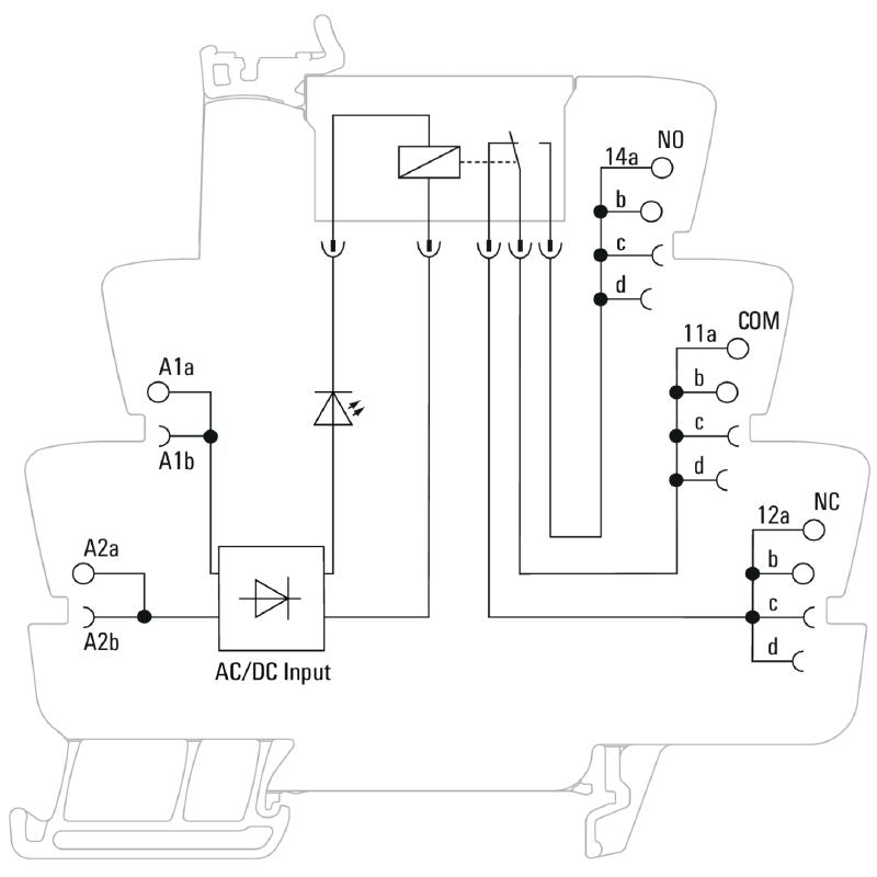 1479900000 - 230V AC Relay Module, 16A Single CO Contact  (Pack of 10)