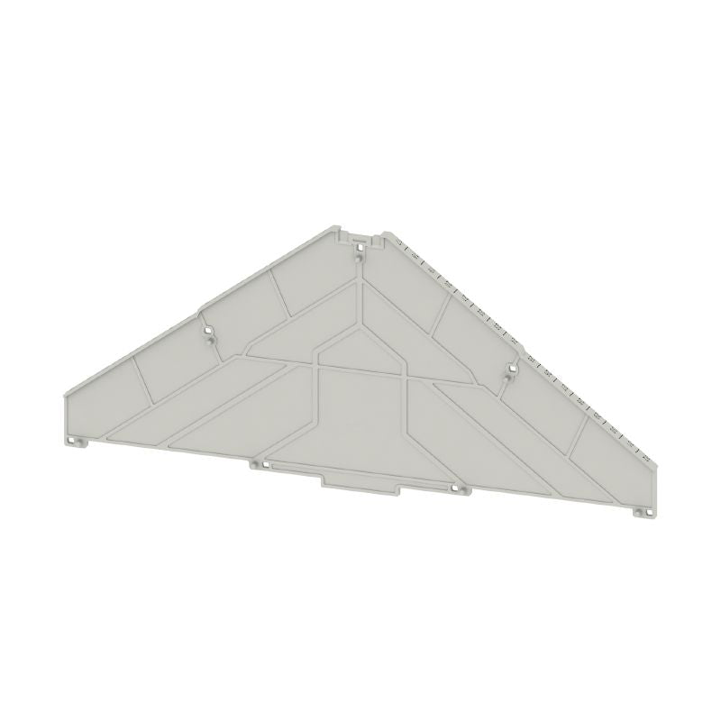 1340340000 - Grey 2mm Horizontal Partition Plate, 100mm Depth, 225mm Height  (Pack of 10)