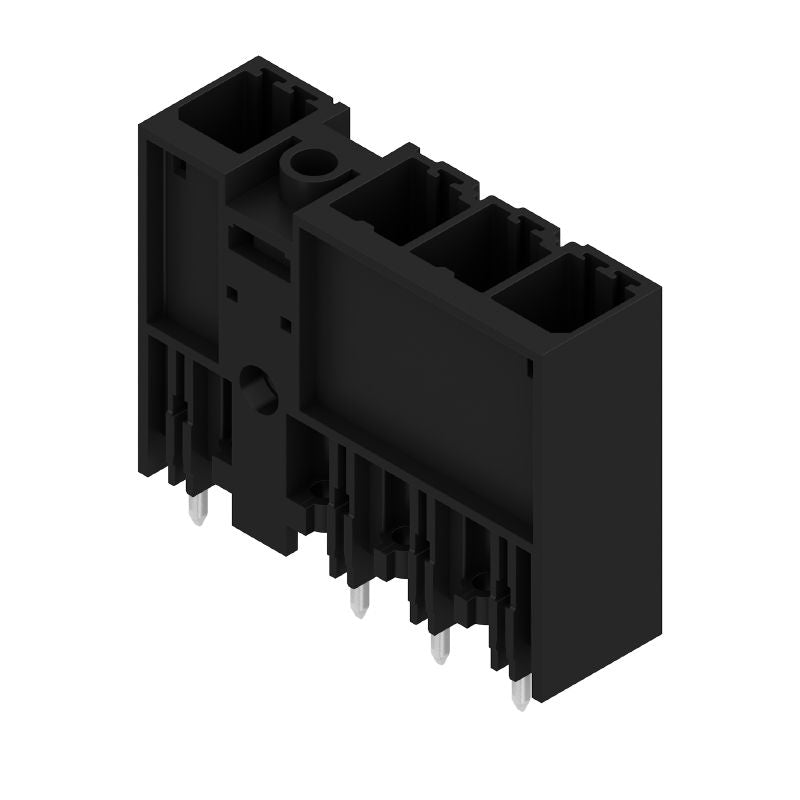 1464310000 - 7.62mm Male PCB Connector with 4 Poles, Black Finish  (Pack of 48)
