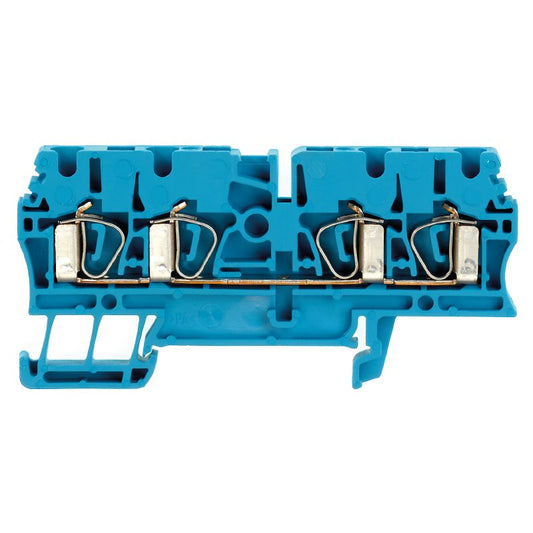 1608580000 - Blue 2.5 mm² Feed-Through Terminal, 800V, 24A  (Pack of 100)