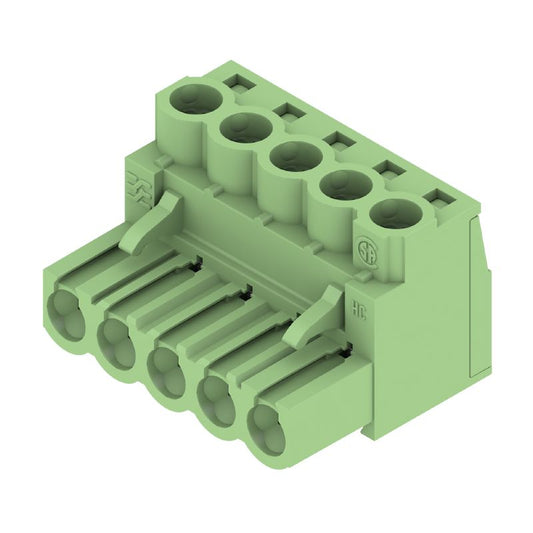 1204990000 - 5.00mm Female PCB Connector, 180° with Clamping Yoke  (Pack of 72)