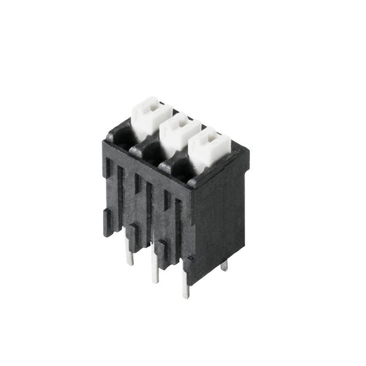 1021390000 - 5-Pole 3.50mm Pitch Black PCB Terminal with PUSH IN Mechanism  (Pack of 30)
