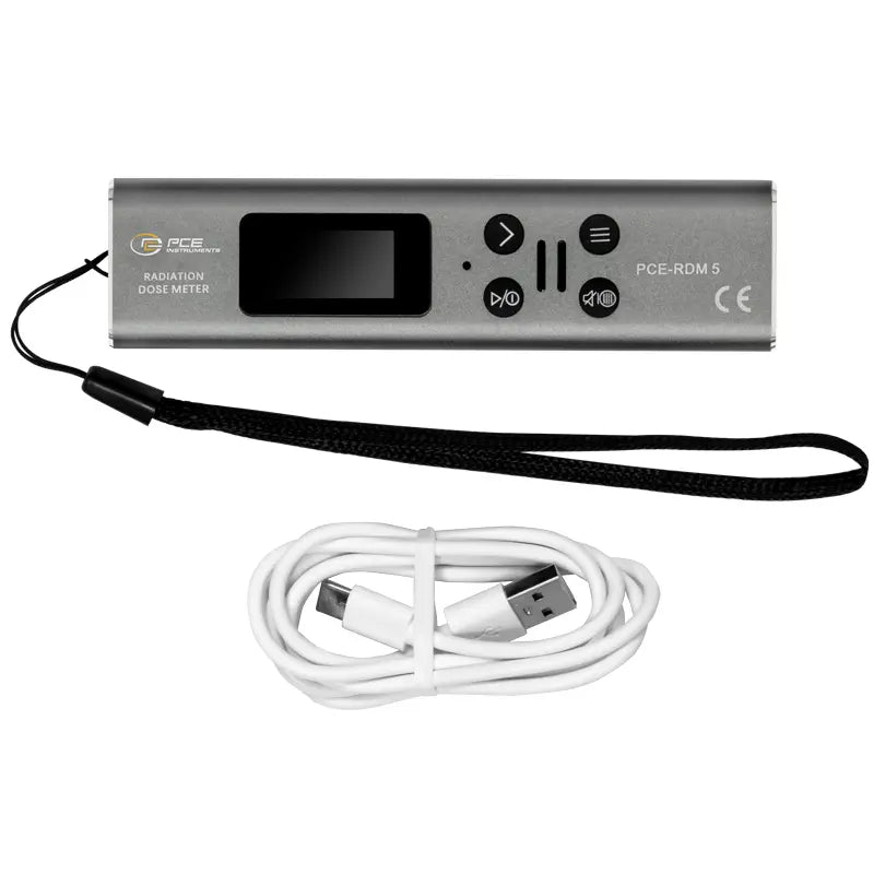 PCE-RDM 5 - Portable Radiation Meter with TFT Display and Alarm Function