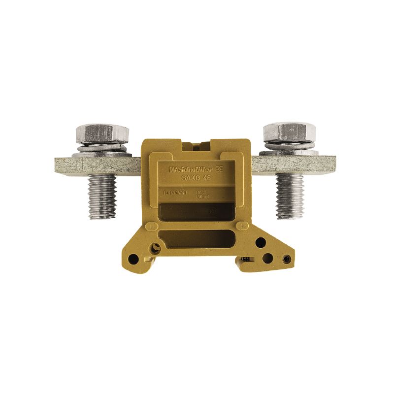 0638020000 - Yellow Terminal Block 150 mm², 309 A, Screw Connection  (Pack of 5)