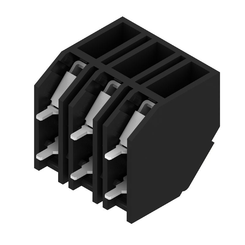 1884740000 - 5.08mm Black PCB Terminal with 3 Poles and PUSH IN Connection  (Pack of 38)
