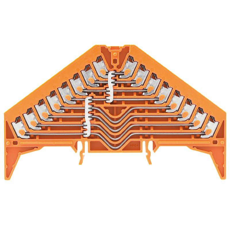 1301620000 - Orange Polycarbonate Component with 32 Connections, 1.5 mm²  (Pack of 20)
