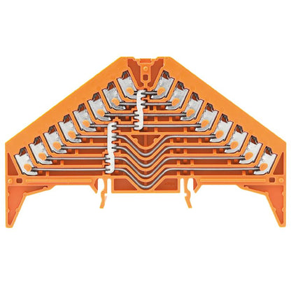 1301620000 - Orange Polycarbonate Component with 32 Connections, 1.5 mm²  (Pack of 20)