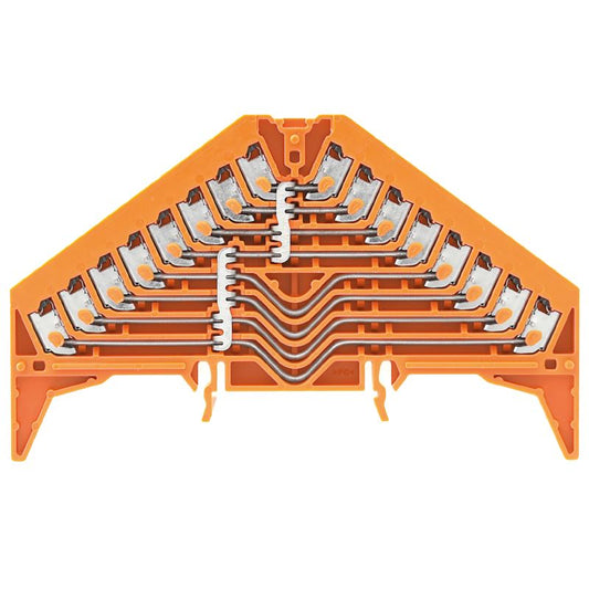 1301620000 - Orange Polycarbonate Component with 32 Connections, 1.5 mm²  (Pack of 20)
