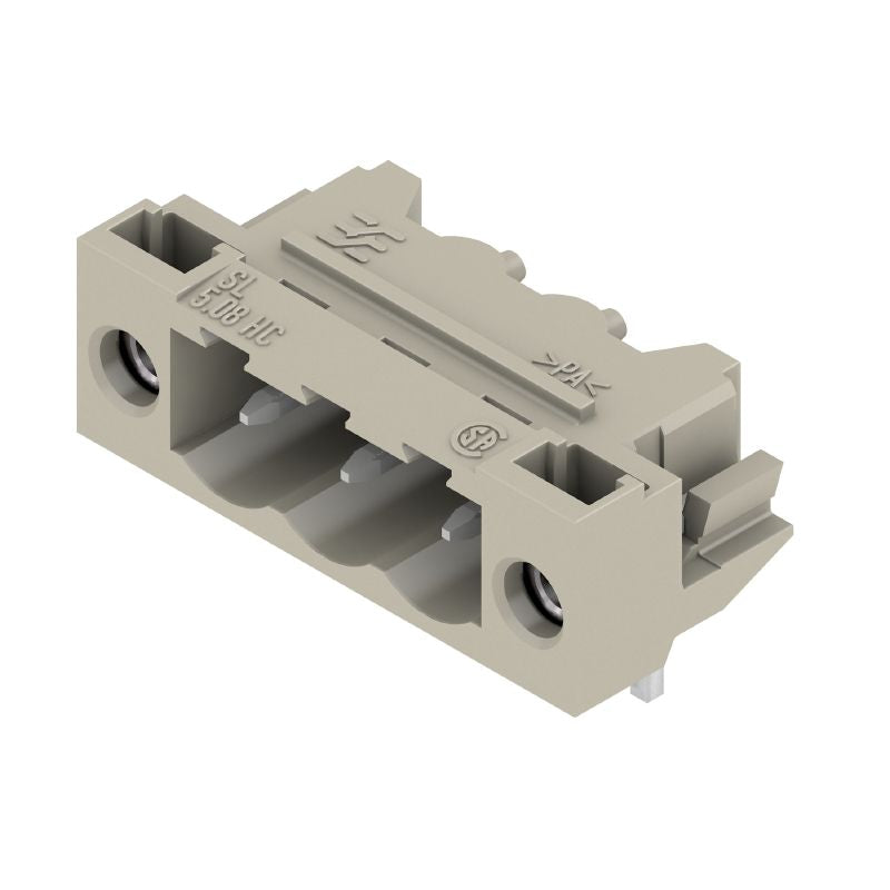 1401010000 - 5.08mm 3-Pole PCB Connector with Solder Flange  (Pack of 72)