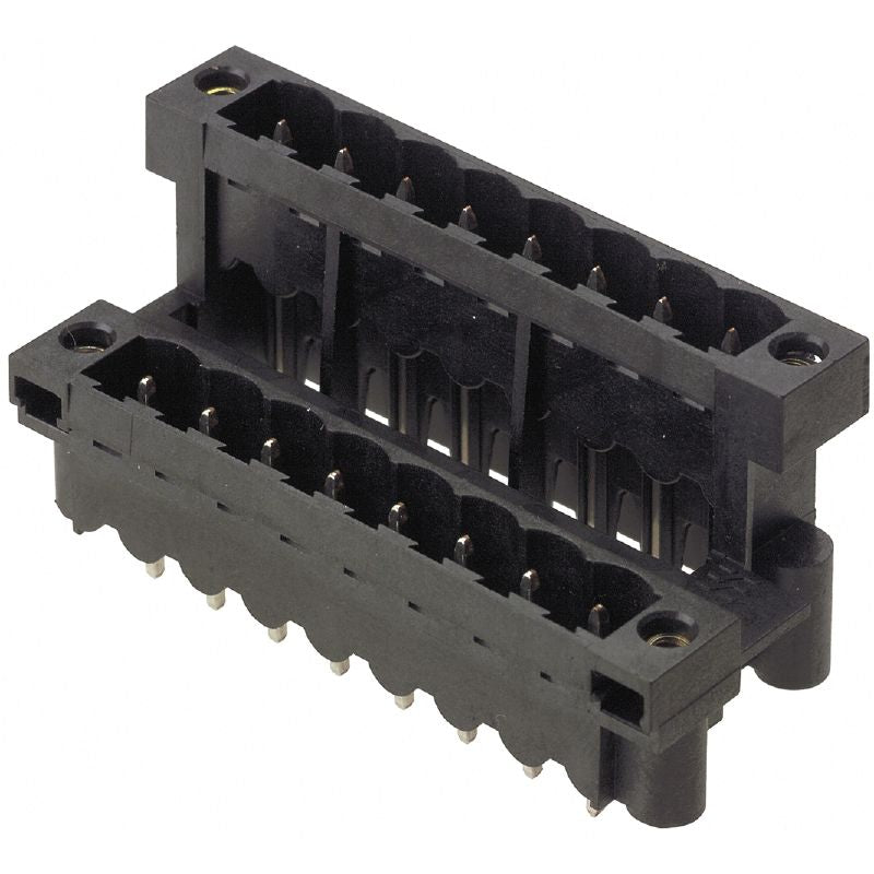 1889330000 - 5.08mm Black Male PCB Connector, 48 Poles, 180° Angle  (Pack of 8)