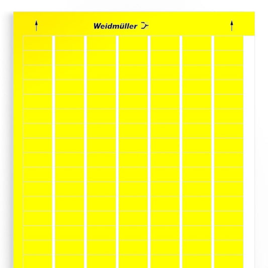 1686391687 - Yellow Self-Adhesive 12.7x25.4mm Device Markers for Laser Printing  (Pack of 10)