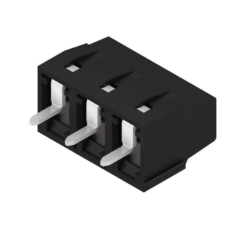 1810860000 - 5.08mm Black Circuit Board Terminal with 3 Poles  (Pack of 100)