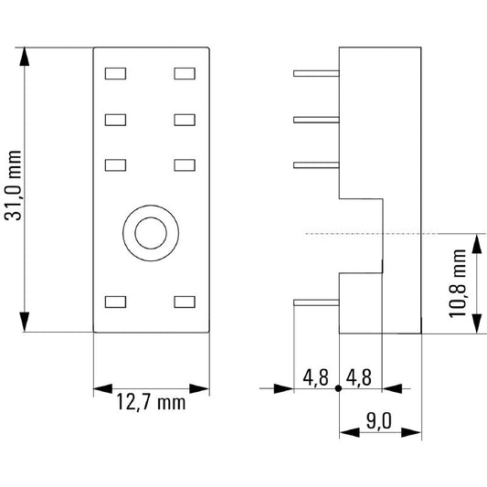 8690850000 - 12A 2CO PCB with Flange-Mounted Design  (Pack of 100)