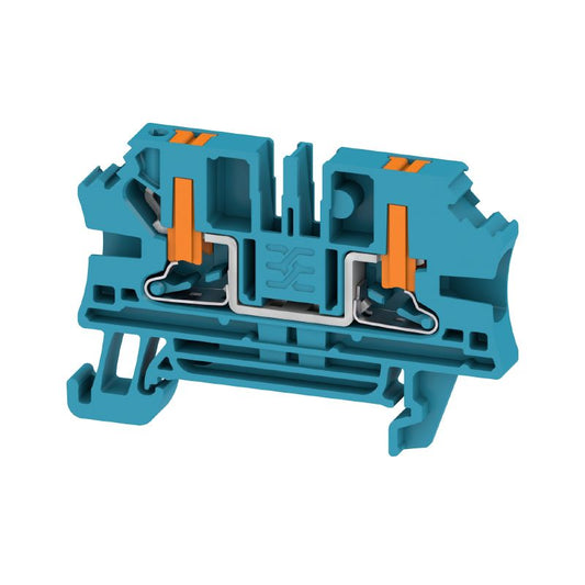 2871870000 - Blue 4mm² Feed-through Terminal Block, 32A, 1000V  (Pack of 50)