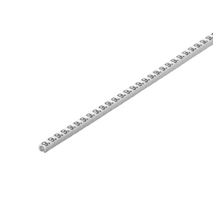 1568241530 - White PVC Cable Markers, 3 x 3.4 mm, RoHS Compliant  (Pack of 500)