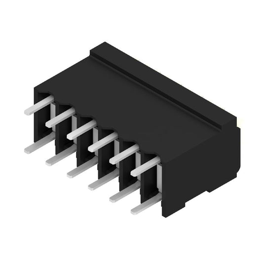 1825680000 - 3.5 mm PCB Terminal, 6 Poles, 180° Angle, Black  (Pack of 25)