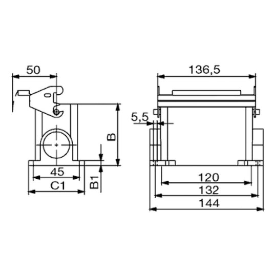 1662720000 - IP65 Rated HDC Enclosure for High-Temperature Environments