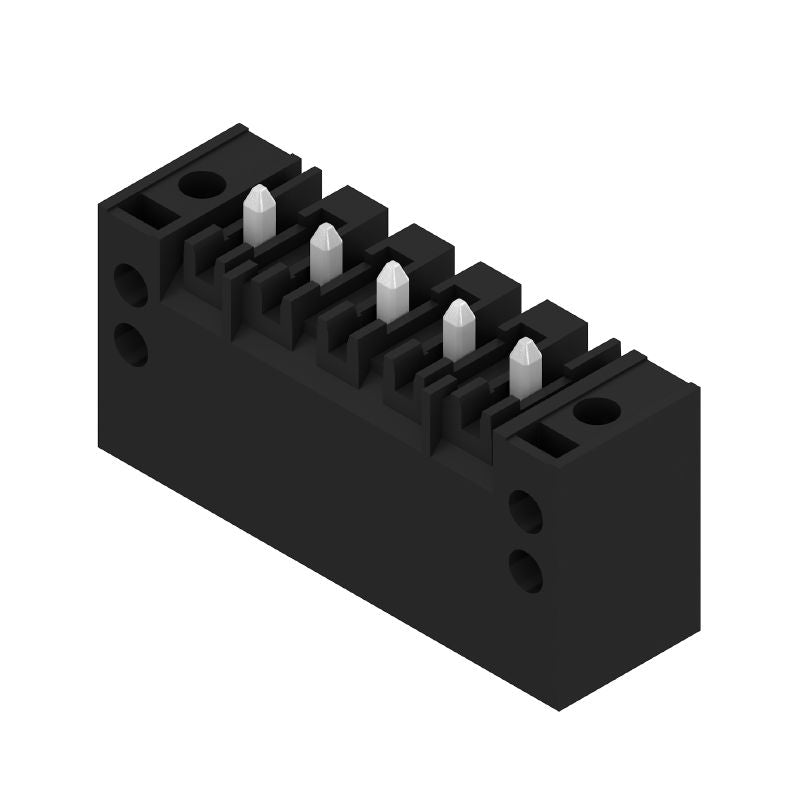 1760992001 - Black 5-Pole PCB Connector, 3.50mm Pitch, 180° Elbow  (Pack of 72)