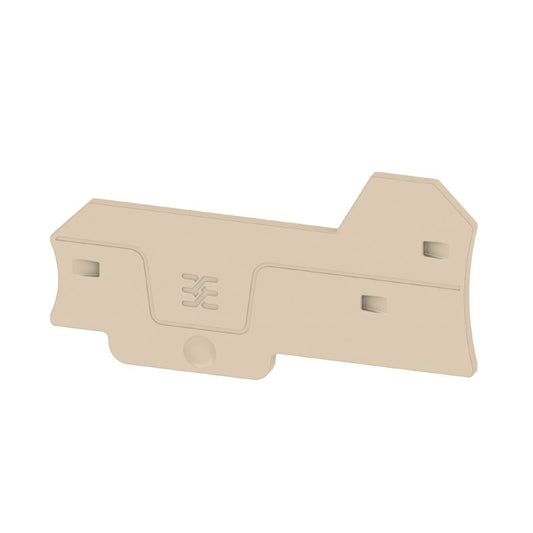 2898850000 - 77.6mm Dark Beige End Plate, V-0 Rated  (Pack of 20)
