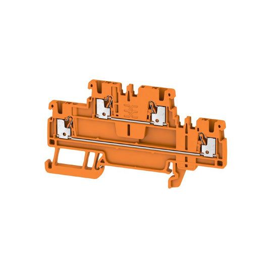 2471440000 - ROHS Compliant 1.5 mm² Push-in Terminal, 16A, Orange  (Pack of 50)