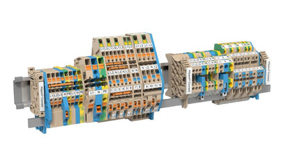 2668980000 - Dark Beige 24A Multi-Level Terminal Block, Push-In 2.5mm²  (Pack of 50)