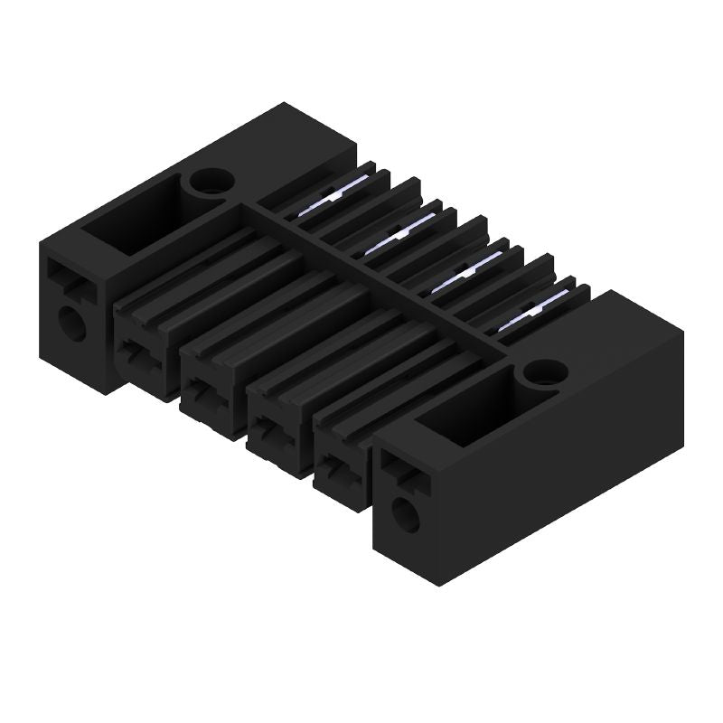1928520000 - 7.62mm Female PCB Connector, 4 Pole, Black Finish  (Pack of 100)
