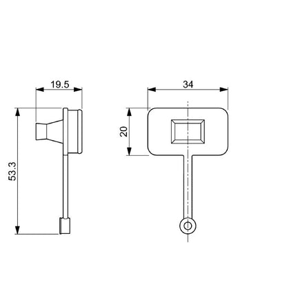 1068930000 - Indoor Flange-Mounted Housing with IP54 Protection  (Pack of 10)