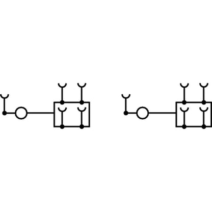 1988250000 - Dark Beige 10mm² Push-In Terminal, 500V, 57A Capacity  (Pack of 20)