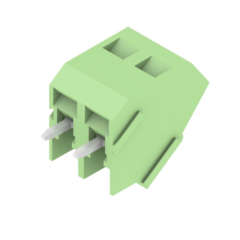 1716180000 - 5.08mm Circuit Board Terminals with 135° Angle and 2 Poles  (Pack of 500)