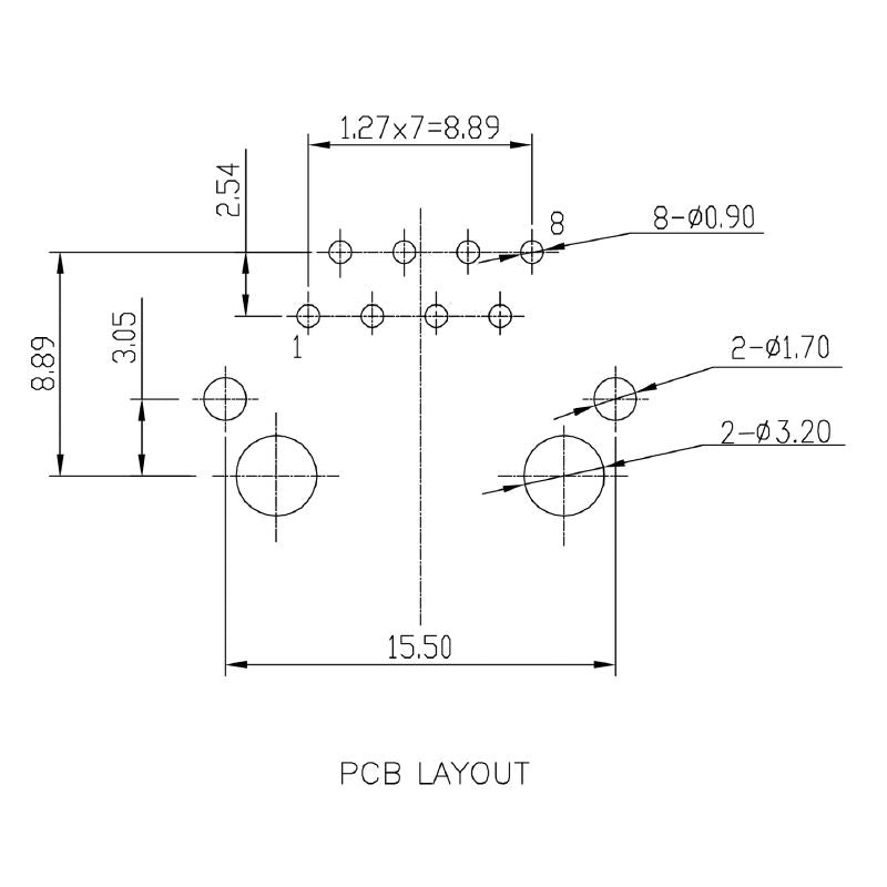 2562910000 - Cat. 5 RJ45 Modular Jack with 10 Poles & 90° Angle  (Pack of 200)