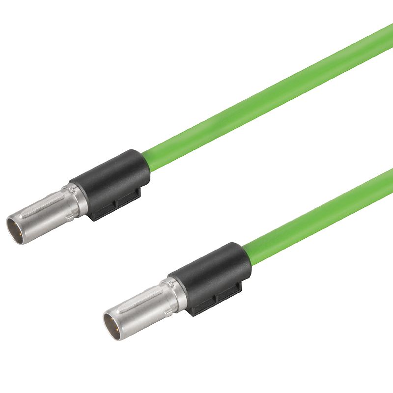 2546845000 - 50m Cat. 6A Cable, 10 Gbit/s, Green PVC Sheath