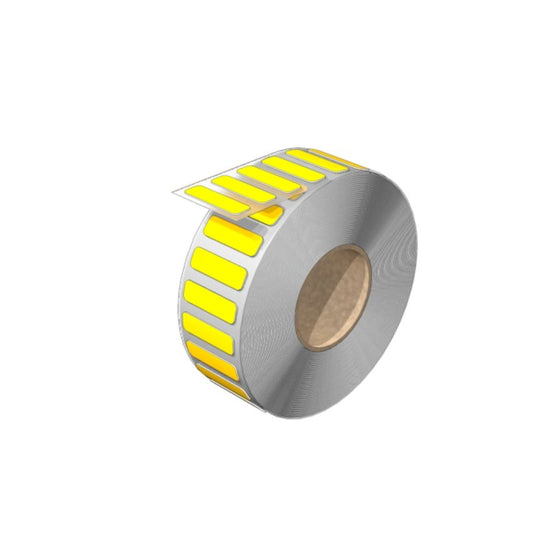 2621080000 - 500 Yellow 8x27mm Polyester Device Markers with Adhesive  (Pack of 500)