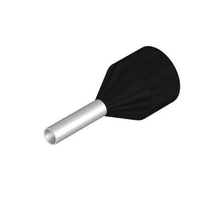 9006590000 - Black 1.5mm² Wire-end Ferrule for Short-Circuit Protection  (Pack of 100)