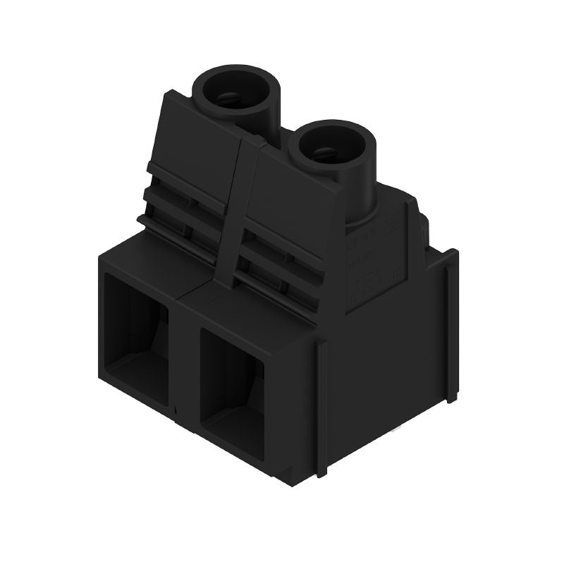 2014360000 - 90° PCB Terminal, 2-Pole, 5mm Solder Pin, Black  (Pack of 20)