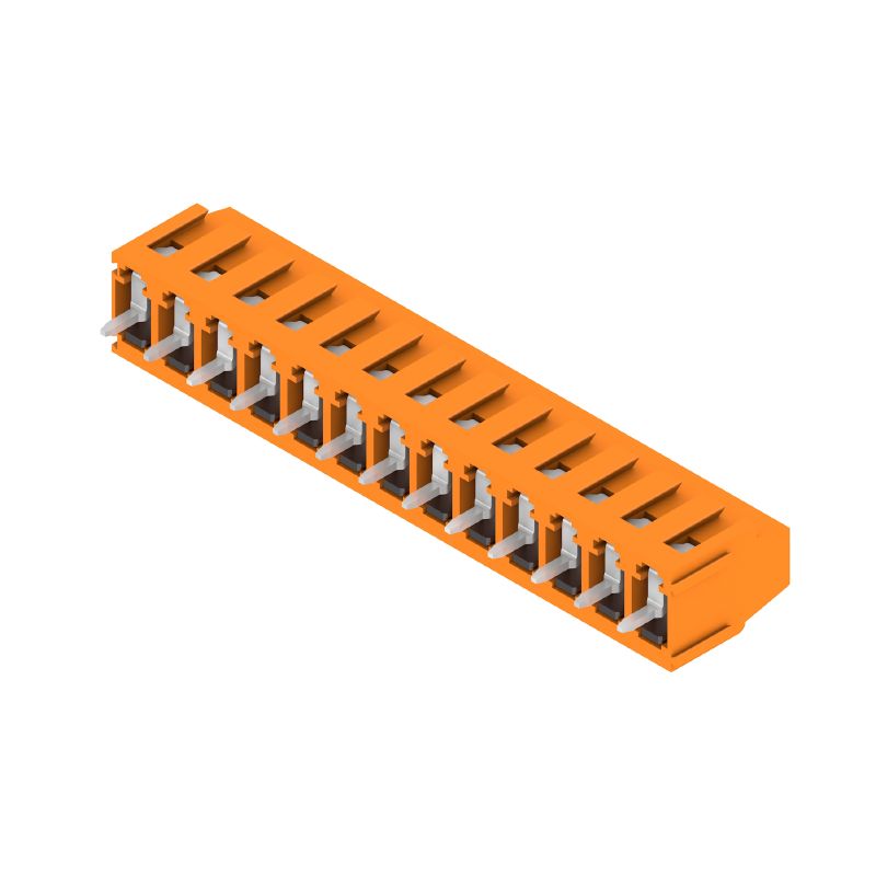 1234050000 - 5mm Pitch Orange 13-Pole PCB Terminal, 3.5mm Pins  (Pack of 24)